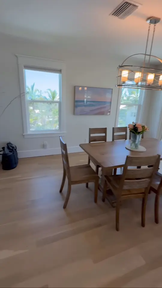 Interior painting walkthrough: A walk through freshly painted and finished rooms, from the dining area and kitchen to the bedroom and bath.